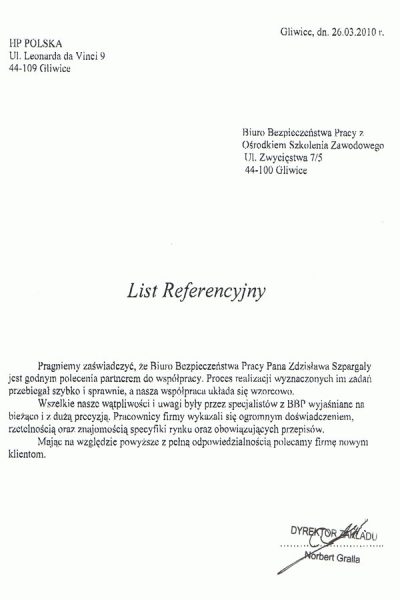 Referencje HP Polska